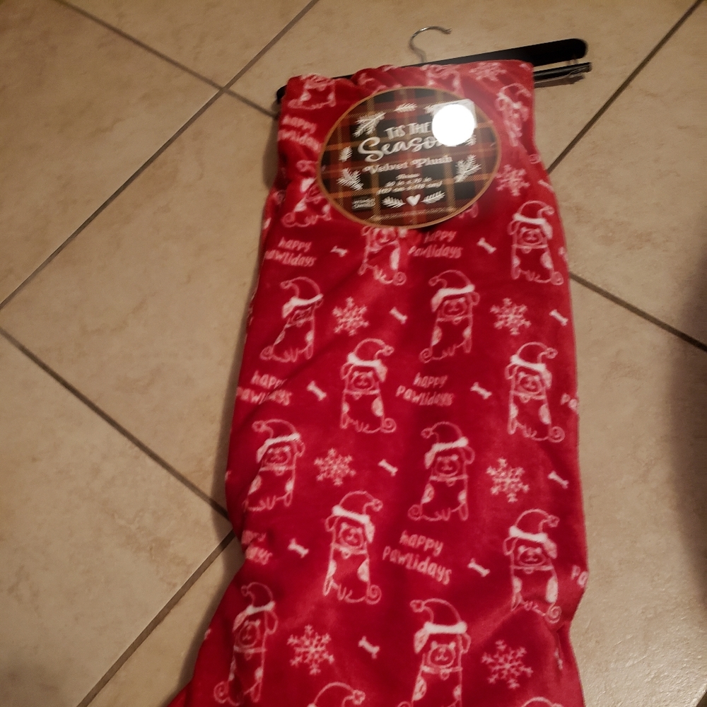 Christmas Dog Throw Blanket